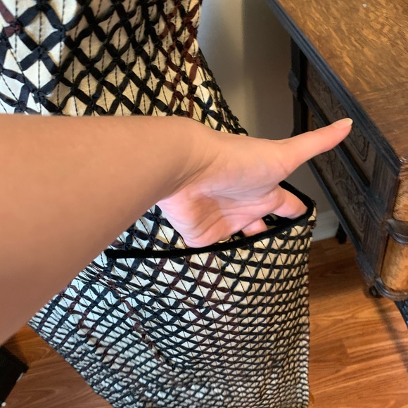 Vintage 1950’s Brown Waffle-Style Dress - Picture 4 of 11